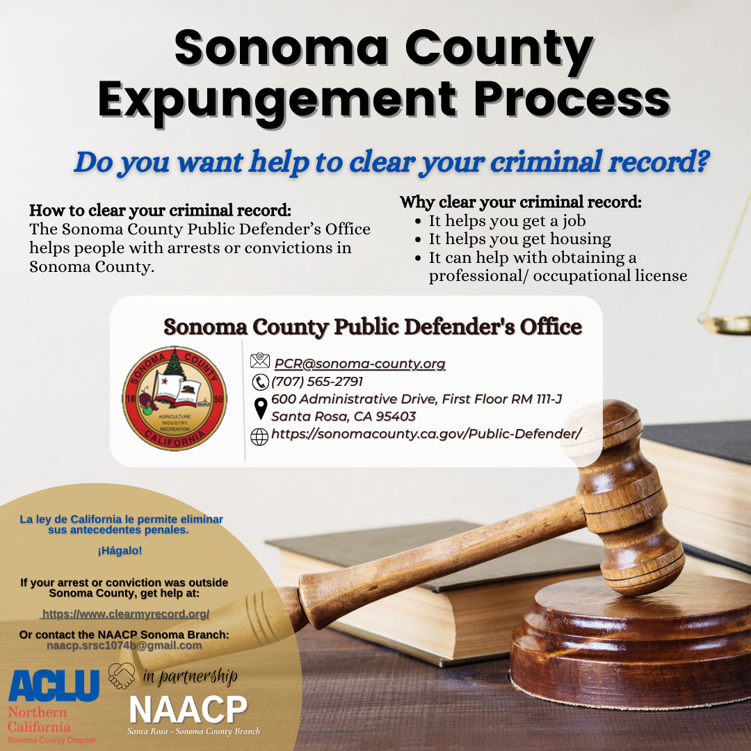 Sonoma County Expungement Process